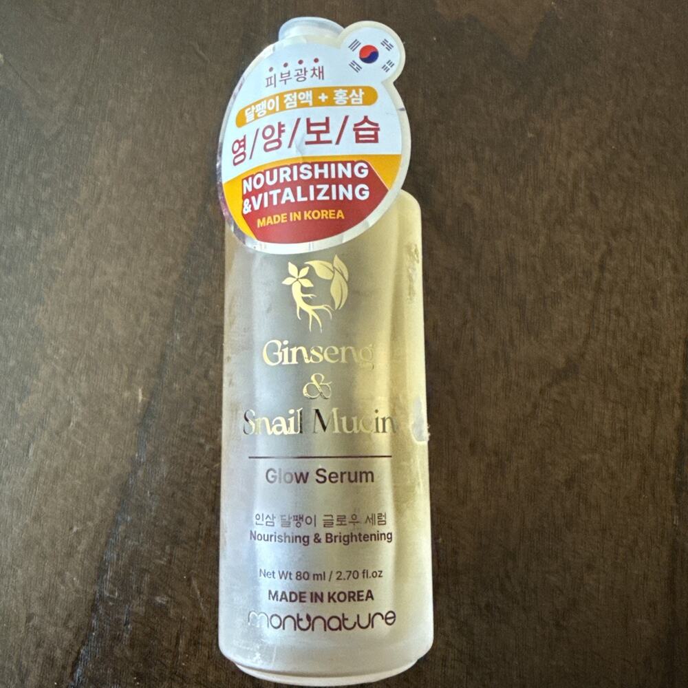 MONTNATURE Ginseng & Snail Mucin Glow Toner (6.76oz)